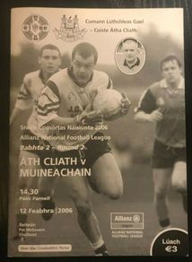 2006 Dublin v Monaghan - GAA Allianz National Football League Round 2 Programme