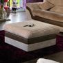 Three x 3 seater matching Sofas and ottoman Image 3