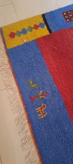 Huge Persian Gabbeh Rug Wool