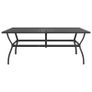 Garden Table Anthracite 190x80x72 cm Steel Image 3