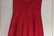 beautiful square neck, skater, midi dress from Boohoo