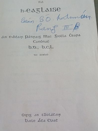 Religious  Irish Book