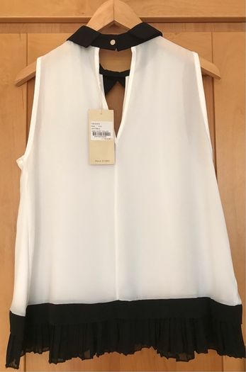 BNWT Ladies Cream&Black Top by Paola D'oro, Carraig Donn