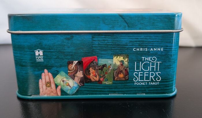 The Light Seers Pocket Tarot Chris-Anne 78 Card Deck + Guidebook Tin