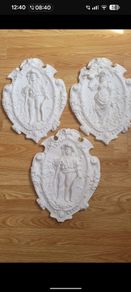 Vintage Plaster wall plaques