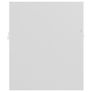 Sink Cabinet with Built-in Basin White Chipboard Image 7