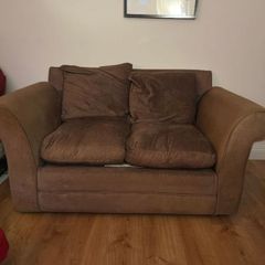 Brown Two Seater Couch
