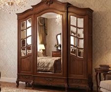 Very nice old large French wardrobe