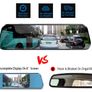 Dash Cam Touch GPS WIFI 24h Night Vision 10 Inch 2.5K Mirror Sony Camera Car DVR Black Box 70mai Dashcam Image 2