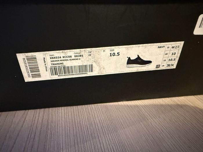 Emporio Armani EA7 Minimal Running U Trainers UK10
