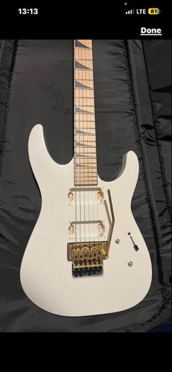 Jackson soloist SLXM electric guitar body parts