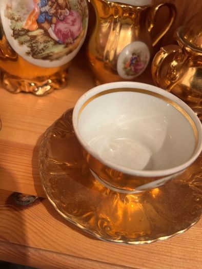 Bondware Antique Demitasse Coffee Set
