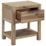 Nightstands with Drawers 2 pcs 40x30x48 cm Solid Acacia Wood Image 2