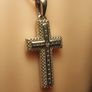 Sterling Silver Solid Cross and Chain Image 8
