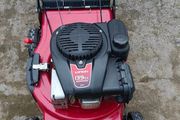 Almost new self drive lawnmower with Honda engine Loncin, which starts half pull.