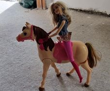 Barbie Saddle 'N Ride Horse and Doll Set
