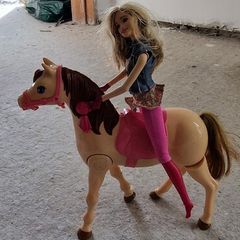Barbie Saddle 'N Ride Horse and Doll Set