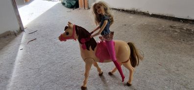 Barbie Saddle 'N Ride Horse and Doll Set