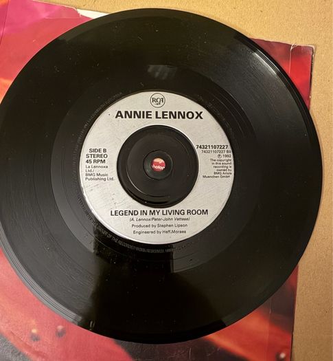 Annie Lennox Walking on Broken Glass 7inch Vinyl Single