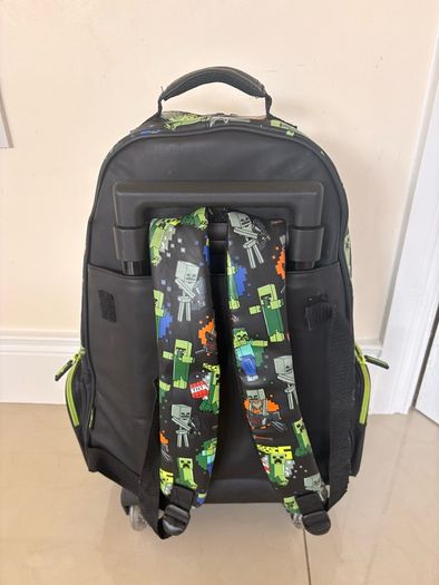 Smiggle Minecraft Trolley Backpack School Bag