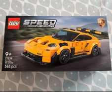 yellow Lego Porsche GT3 RS
