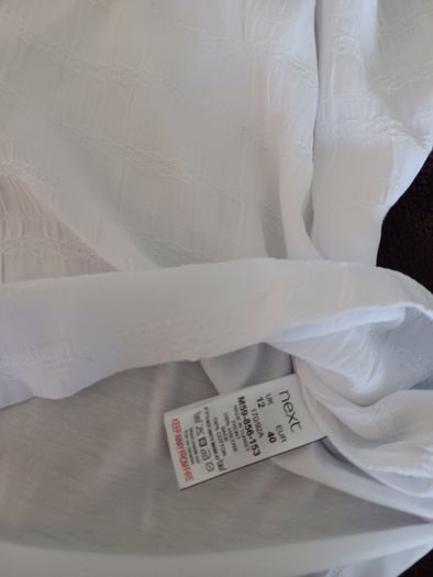 Next white Top Size 12 bnwt