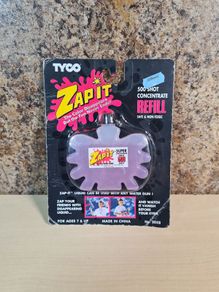 Vintage Tyco Zap it water gun refill pack 1991