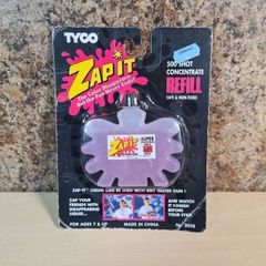 Vintage Tyco Zap it water gun refill pack 1991