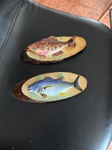 Retro Fish plaques