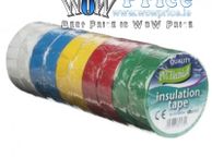 main image for ad 40233 PVC 10 Rolls Electrical Insulating Tape 19MM X 20MTR