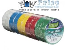 40233 PVC 10 Rolls Electrical Insulating Tape 19MM X 20MTR