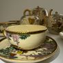 Antique Japanese Satsuma Tea Service (Meiji Period) Signed Taniguchi Image 2