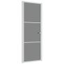 Interior Door 76x201.5 cm White ESG Glass and Aluminium Image 6