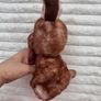 Little Town Brown Puppy Plush with Pink Nose approx. 18cm. Used Please see photos Image 5
