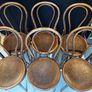 Set of 6 Antique Kohn Mundus Bentwood Dining Chairs Image 2