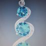 18KT White Gold Filled Pendant Image 3