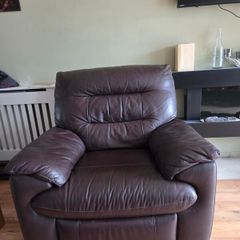 Leather Recliner Armchair