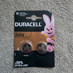 2x duracell CR 2032 batteries