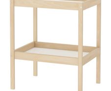 Changing table, beech