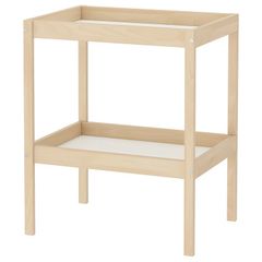 Changing table, beech