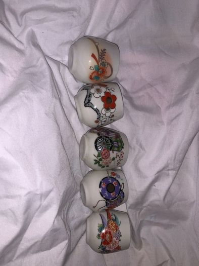 Japanese made - boxed Sake ornamental cups