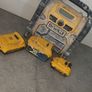 dewalt radio and 3 batteries Image 2