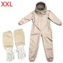 BRAND NEW Bee Keeping Suit With Leather Gloves Coffee Color Image 5