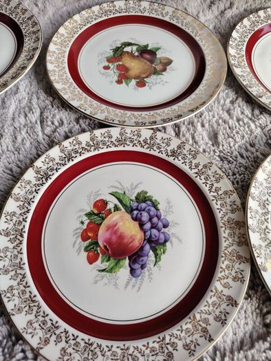 Old Foley 6x vintage plates