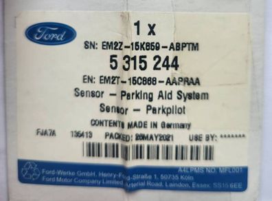 Parking sensor for Ford park aid system.or park pilot