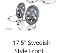 17.5" Front + Rear Wheel Trim Cover Set