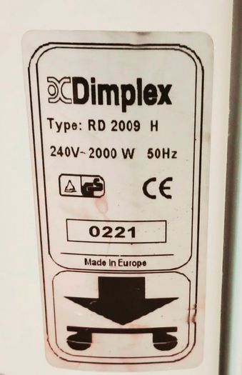 Dimplex plug in heater