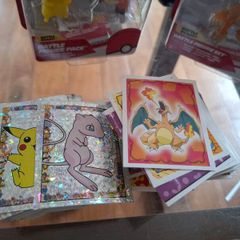 Random Lot of 10 Merlin Pokemon Stickers from 1999