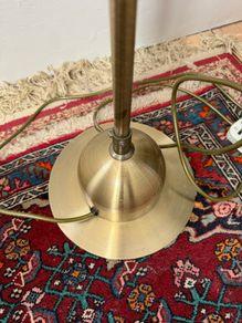 Brass reading light