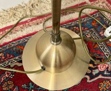 Brass reading light